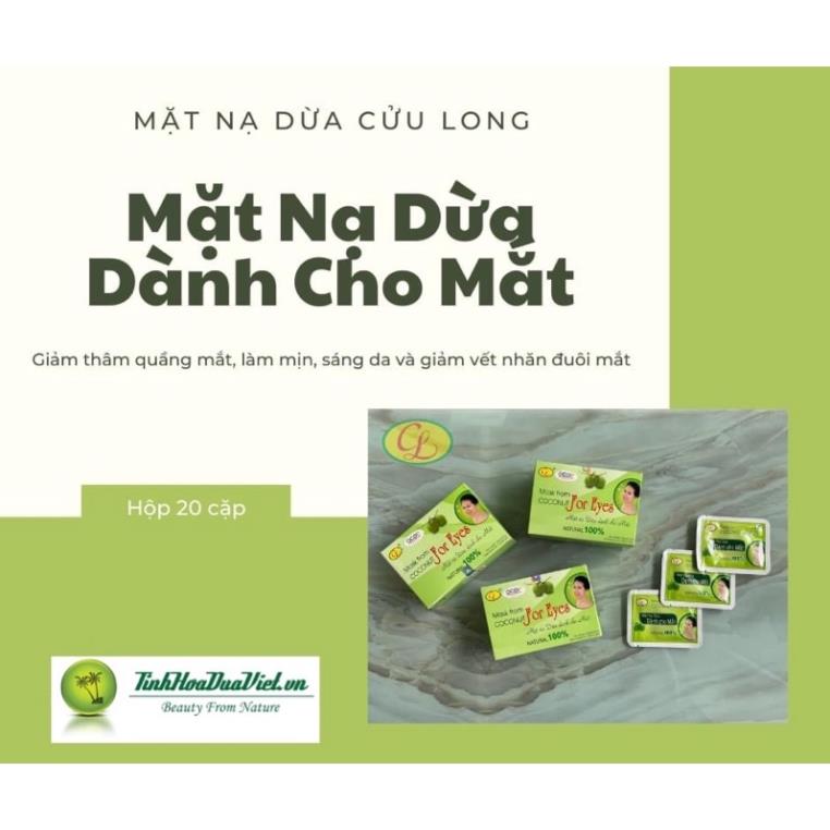 ( 40 miếng đắp mắt dừa mặt nạ dừa cửu long chính hãng