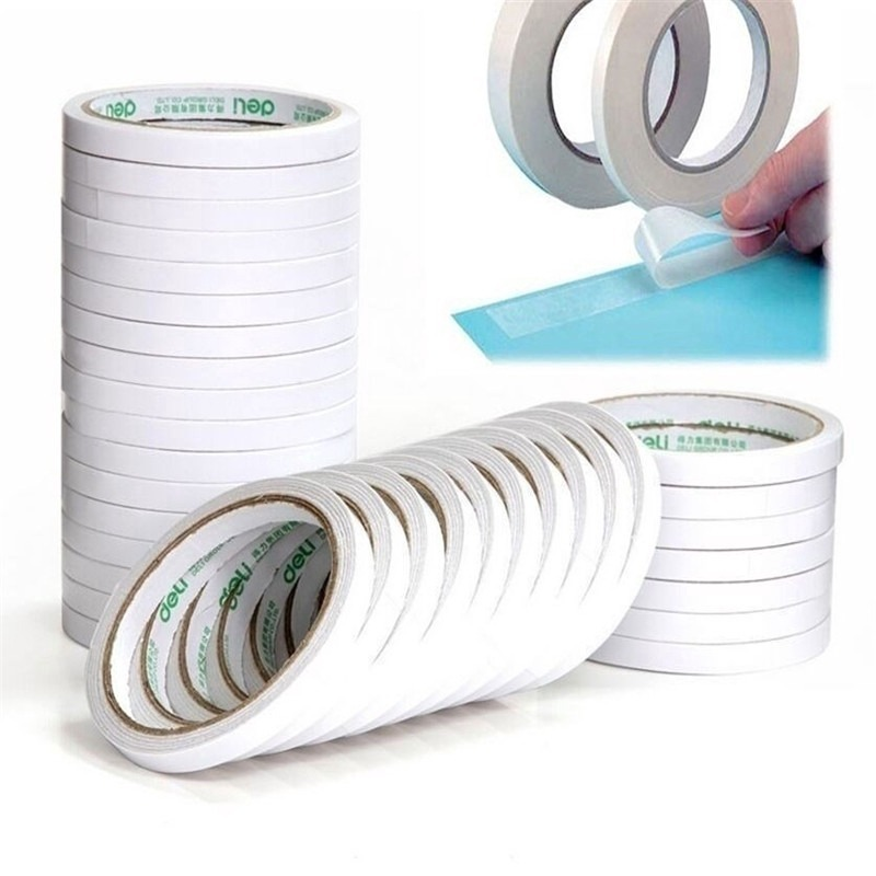 Super Strong Double Sided Adhesive Tape Paper / Ultra-thin High-adhesive Cotton Double-sided Tape / Useful Home Decor Tools