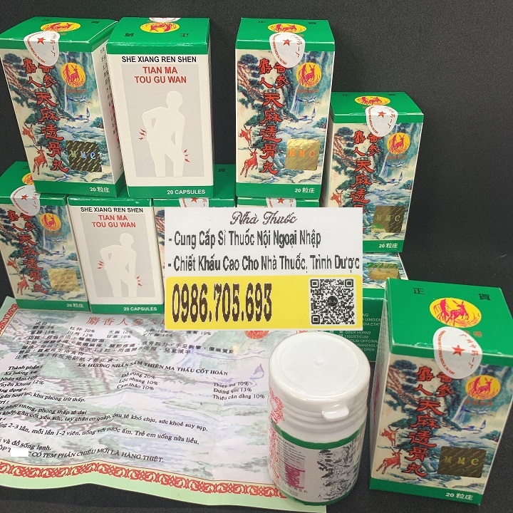 XẠ HƯƠNG NHÂN SÂM THIÊN MA THẤU CỐT HOÀN – HỖ TRỢ XƯƠNG KHỚP