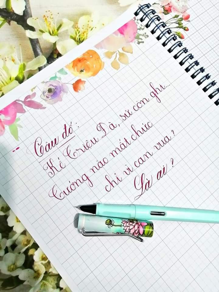 Bút Leta hoa sen (ngòi mài êm, thanh đậm nhẹ)
