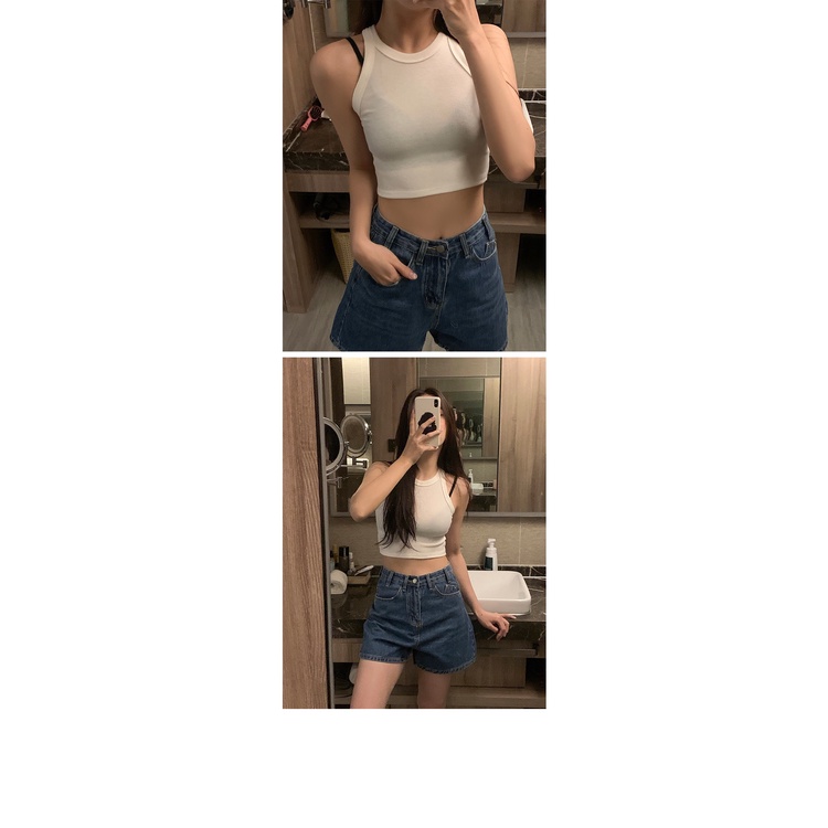 Áo CROPTOP ba lỗ nữ basic siêu mát