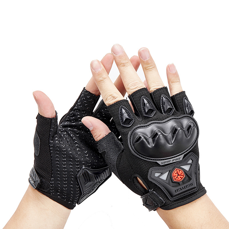Scoyco/Saiyu Vỏ bảo vệ găng tay Găng tay xe máy hở ngón găng tay bảo vệ MC29D