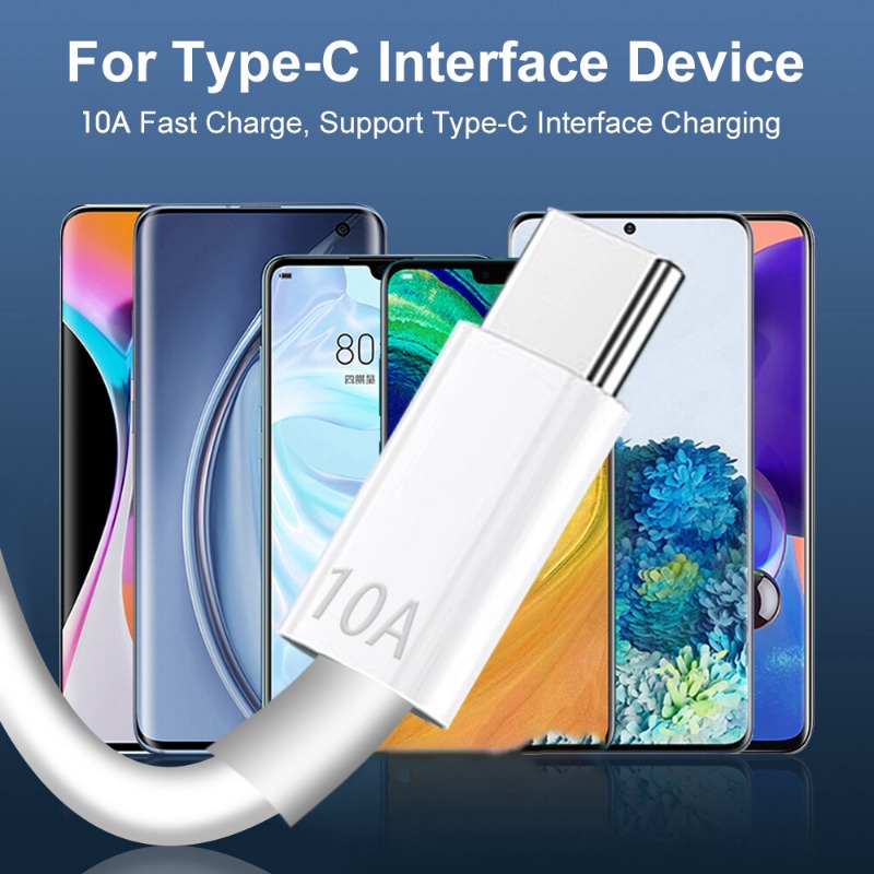 120W 10A Lightning Micro USB Type C Cable Super Fast Charing Cable Compatible with IPhone Xiaomi Samsung Huawei Data Cord
