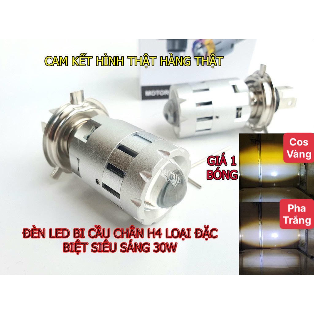 ĐÈN PHA LED  ( J ONE) BI CẦU 2 MÀU COS VÀNG PHA TRẮNG SIÊU SÁNG