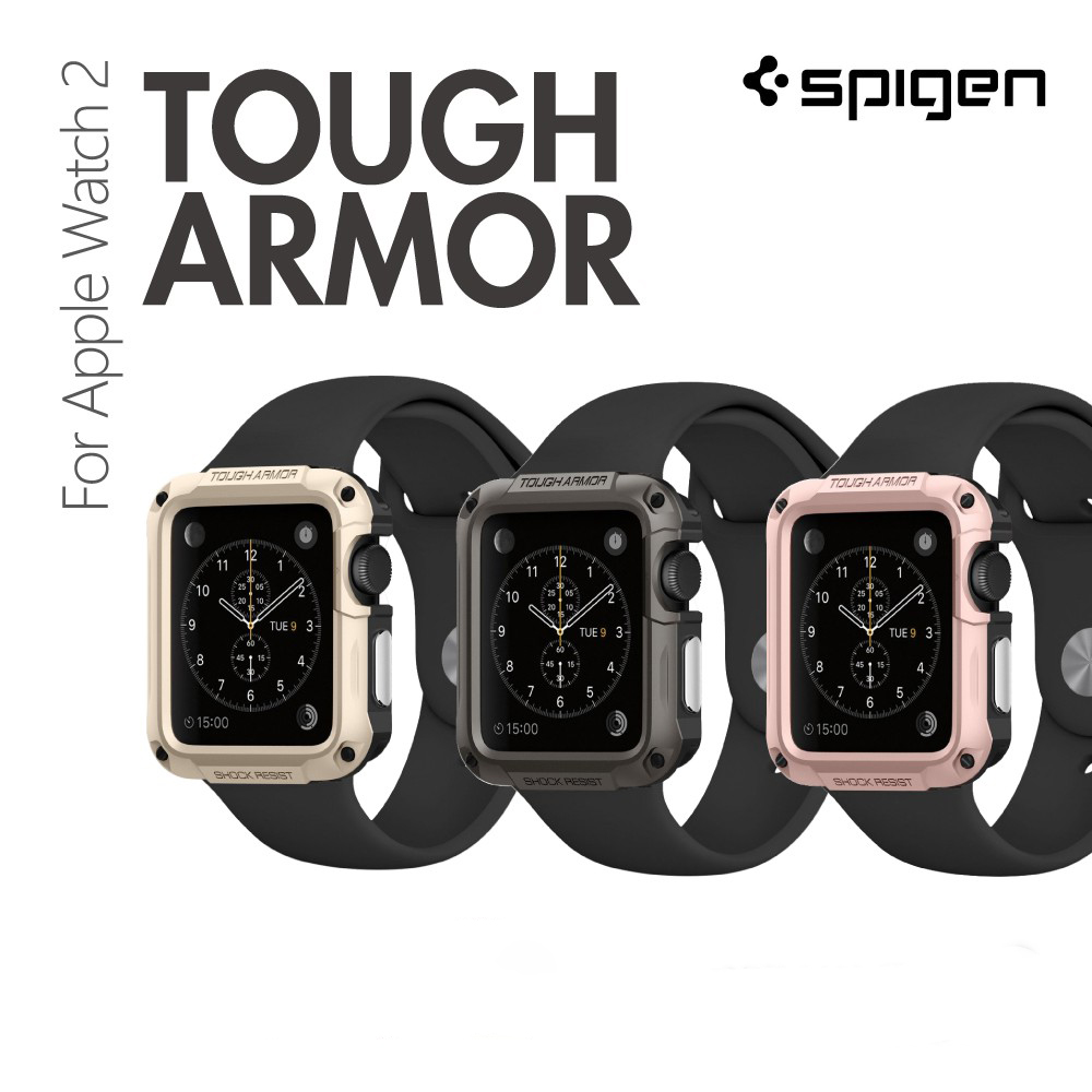 [Hàng Chính Hãng] Ốp Apple Watch Spigen Tough Armor Series 3 2 1 (42mm) Chống Va Đập Trầy Xước thumbnail