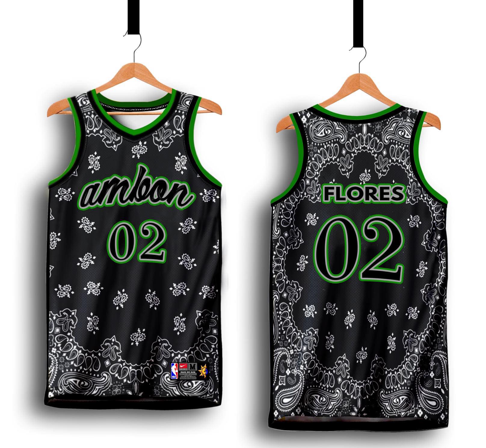 bandana basketball jersey