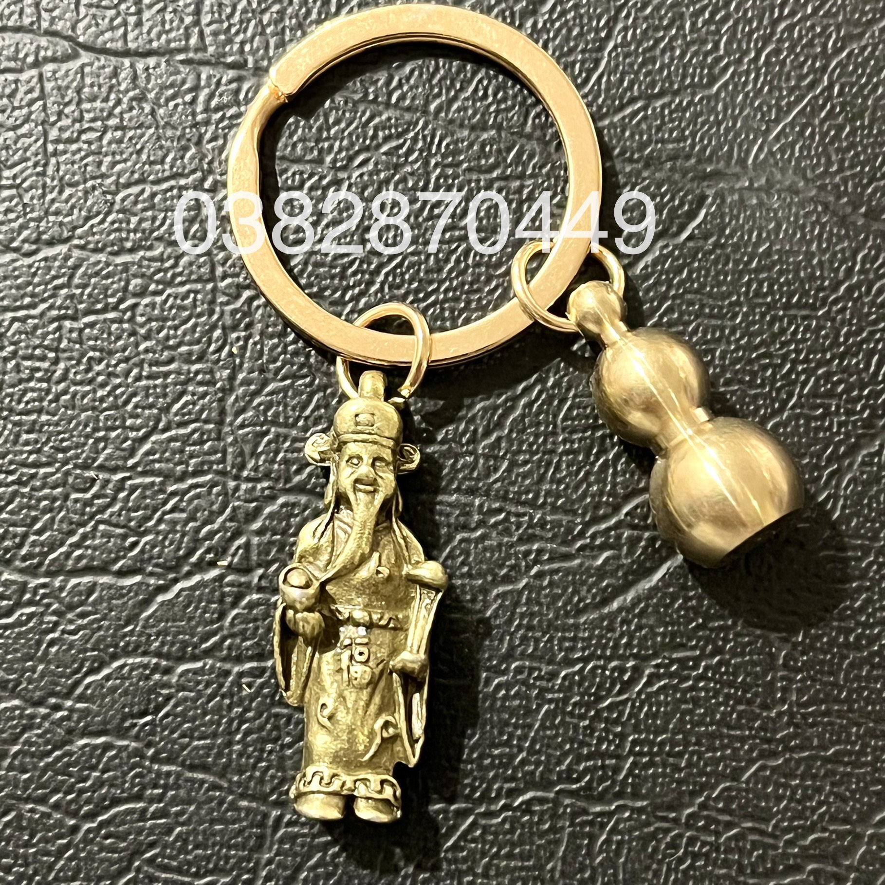 Móc Khoá Thần Tài Bằng Đồng Cao Cấp