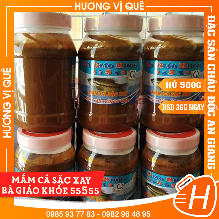 Mắm Cá Sặc Xay Bà Giáo Khỏe - Hủ 500g - Đặc Sản Châu Đốc An Giang