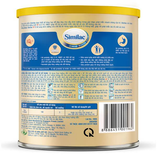 Sữa bột Similac PRODI-G 3 400g Mới