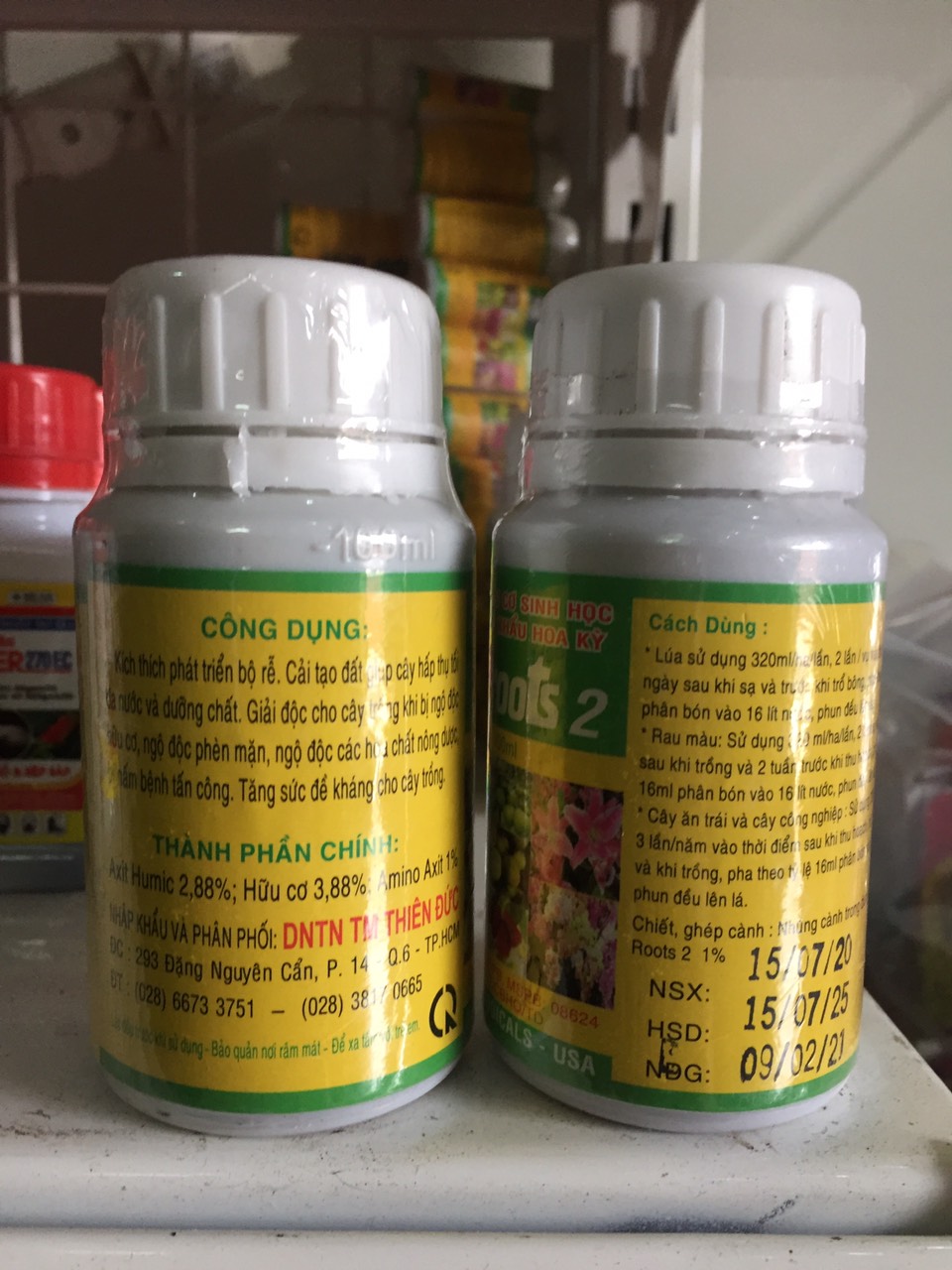 Phân bón lá cao cấp kích rễ Roots2 100ml