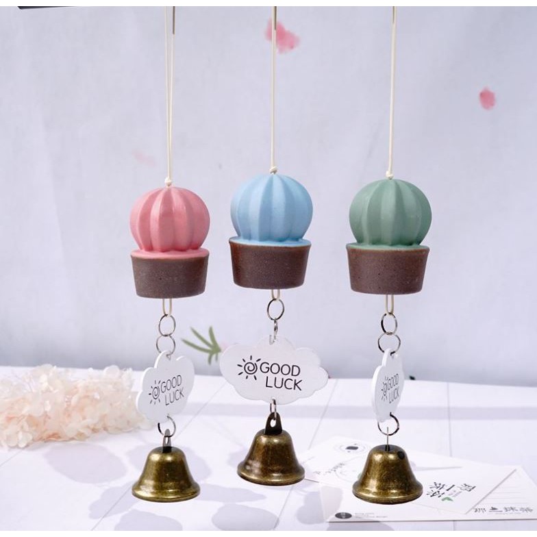 Chuông gió treo trang trí mèo may mắn - mèo thần tài - totoro - vô diện - phi hành gia - khủng long - cá heo -cá voi