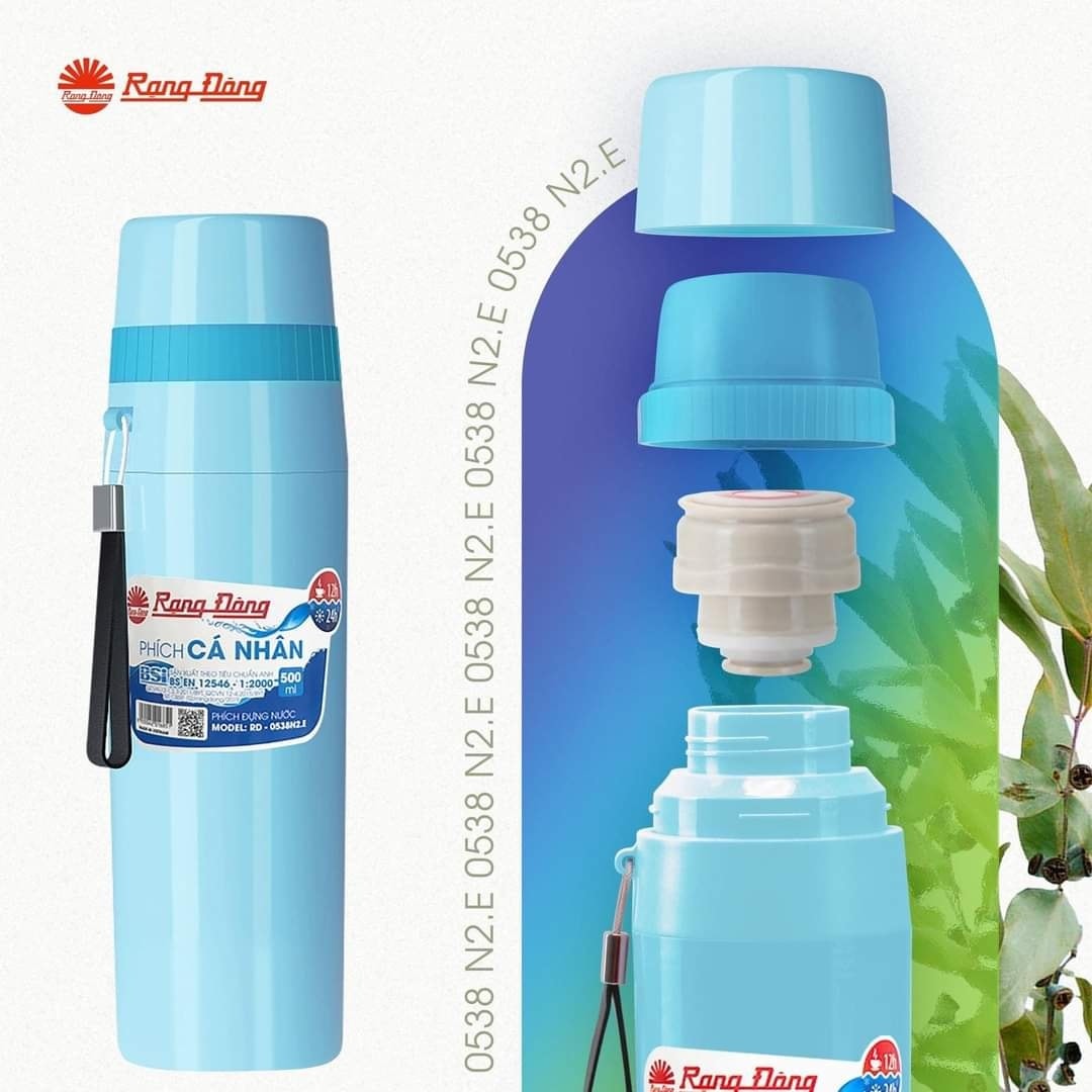 Phích giữ nhiệt cá nhân 0.5 lít Rạng Đông RD-0538N2.E