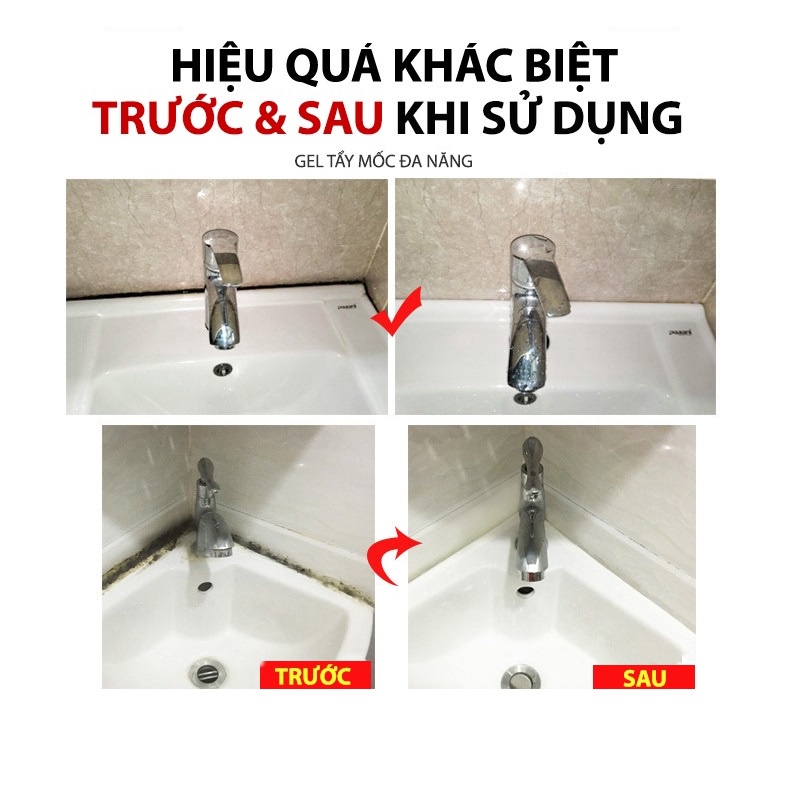 Chai Gel Làm Sạch Nấm Mốc 120g