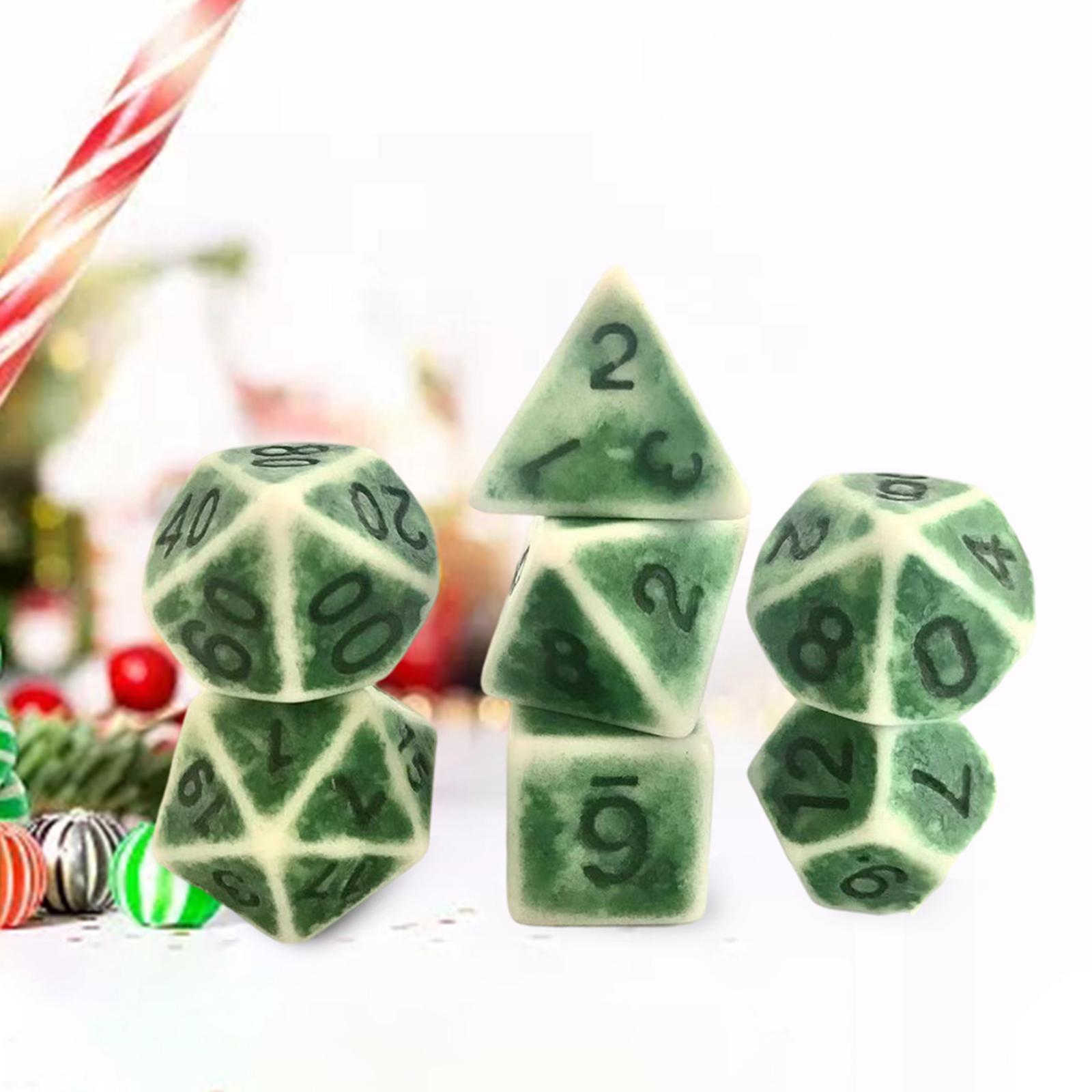 Baoblaze Polyhedral Acrylic D8 D10 D10 D12 D20 Multi-sided & RPG MTG Role Play