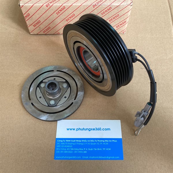 Puly lốc lạnh - vios 2017 6pk - hd - denso xi247400-1756v - toyota 88410-0d370