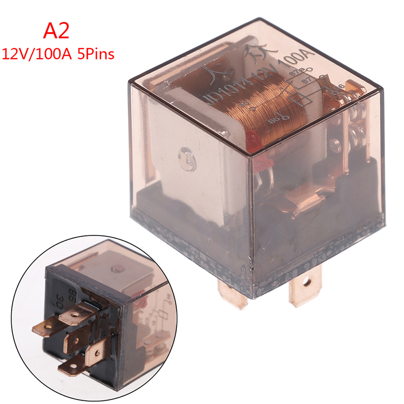 Waterproof automotive relay 12/24V 100A 4/5Pin SPDT car control device relays Wodde. 