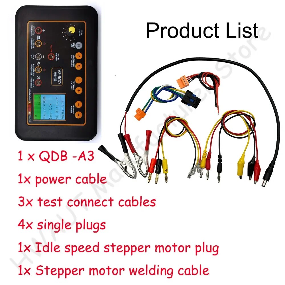 QDB-3A Automobile Ignition Coil Tester Car Idle Stepping Motor Solenoid ...