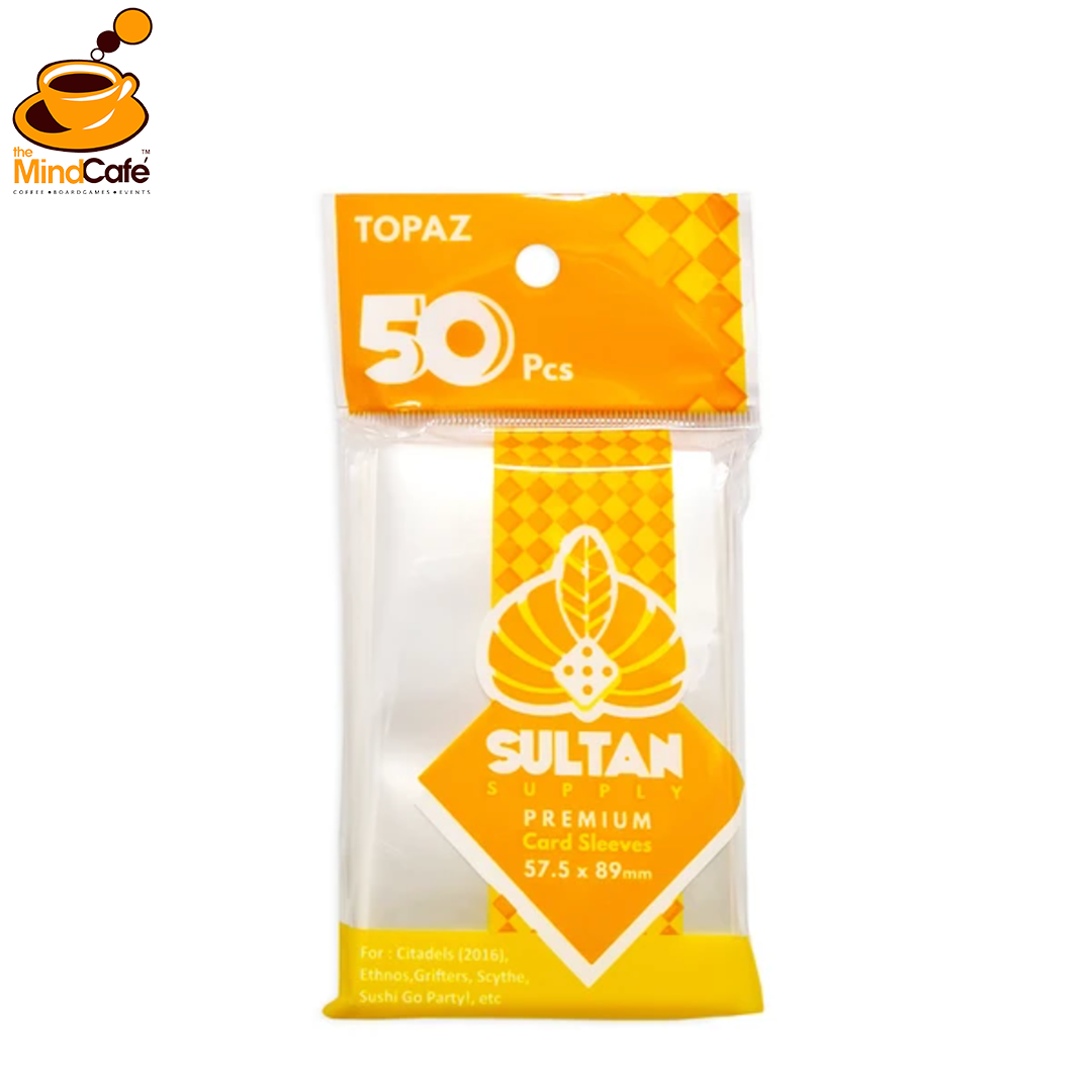 The Mind Cafe] Sultan Card Sleeve- Topaz (57.5x89mm) | Lazada Singapore