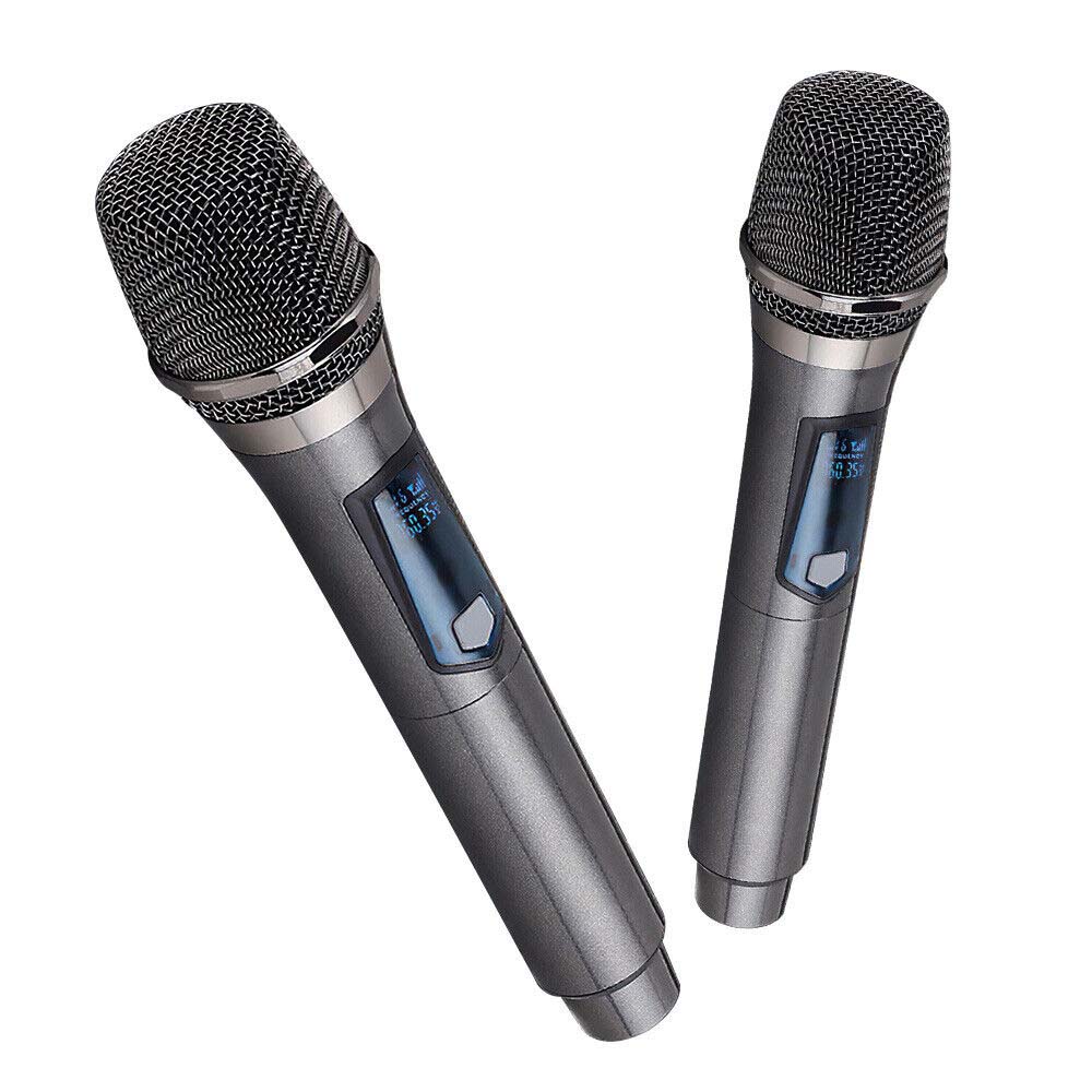 [On Sale] Wireless Microphone UHF Professional Handheld Mic System Receiver for Karaoke