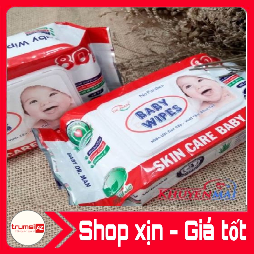 Khăn giấy Ướt 80 tờ Baby Wipes