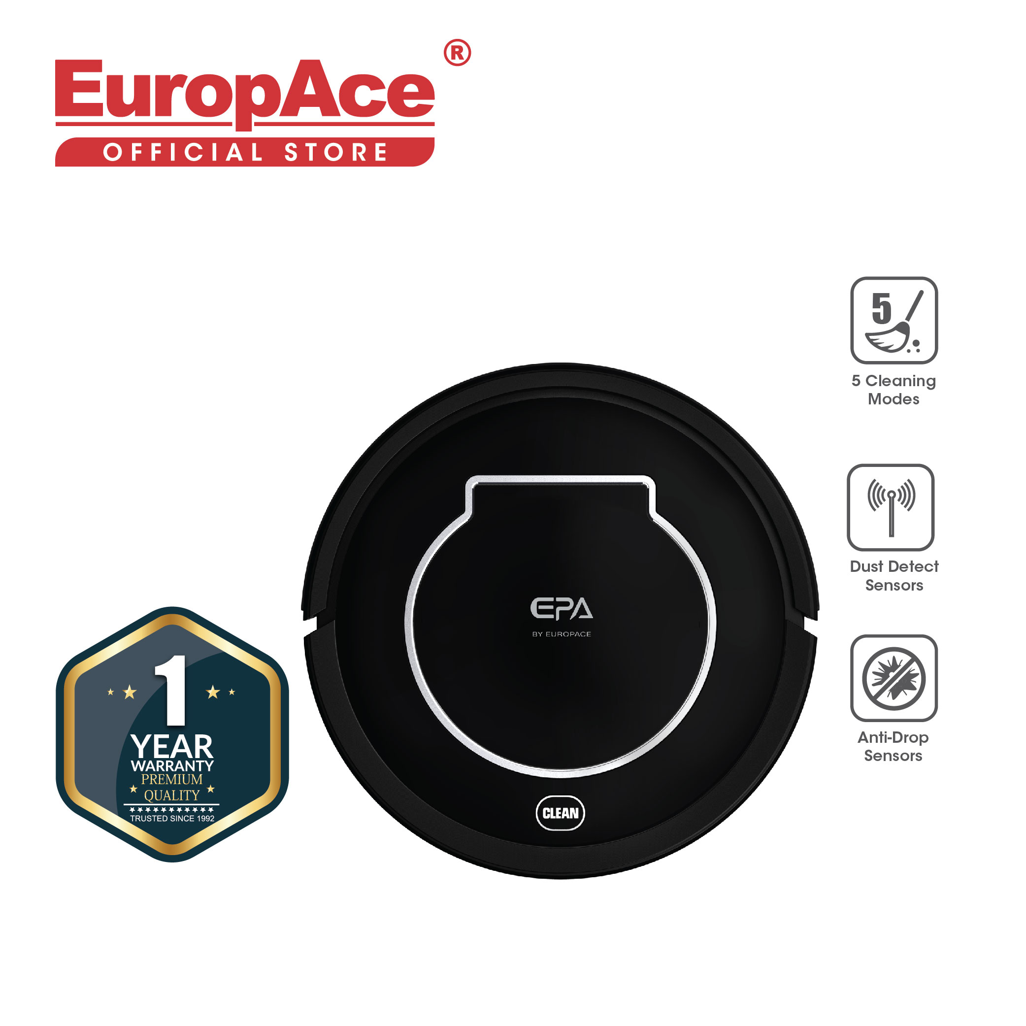 DRY Robotic Vacuum Cleaner 