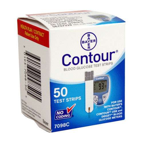 Que thử đường huyết Contour hộp 50 que