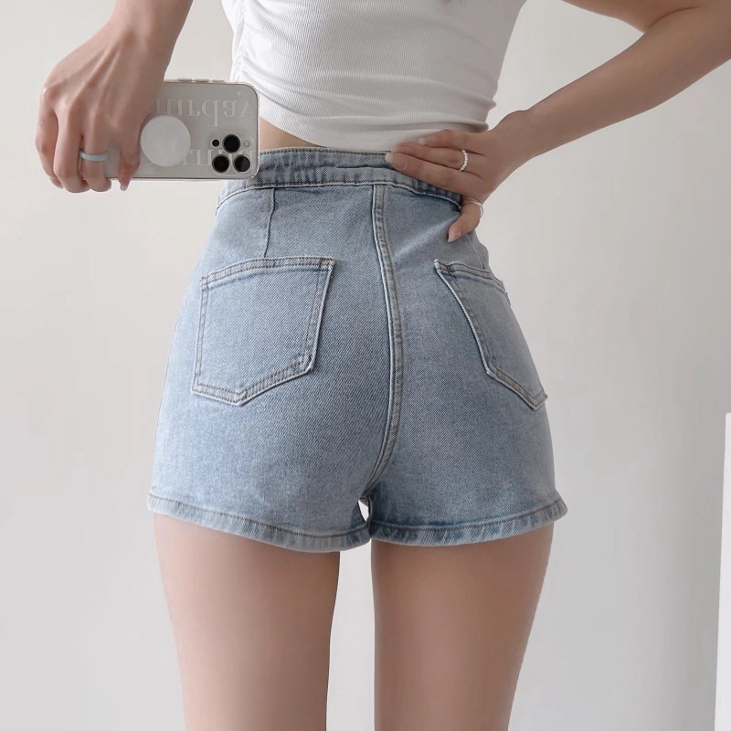 Denim Shorts Women's Summer Slim A-line Shorts