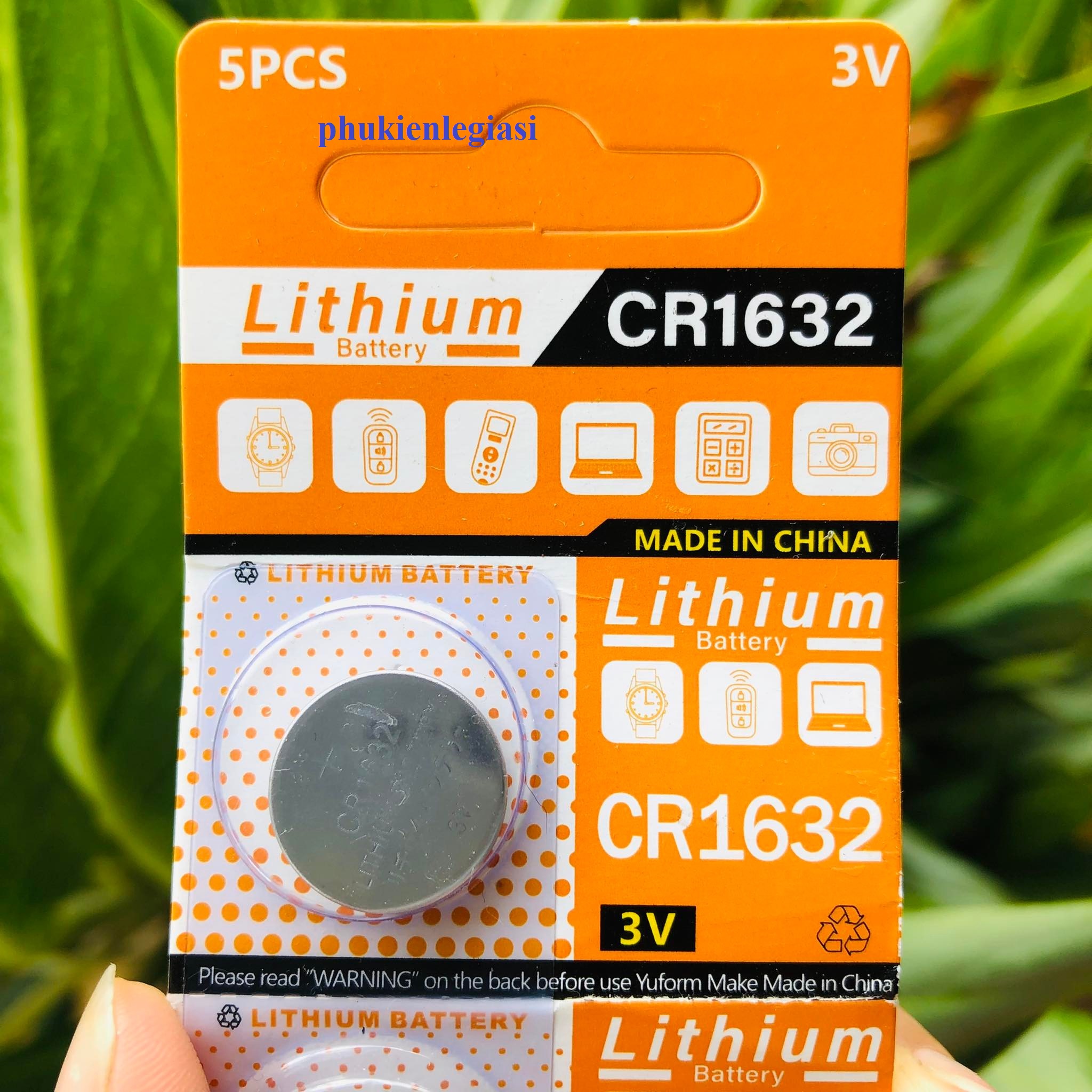 Cr1632 Lithium Battery 3V