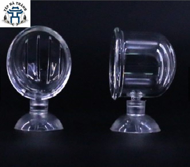 [Hoàn Tiền 10%] Cốc Đựng Giun Cho Cá Ăn - Cốc Đựng Giun Dán Bể Kính