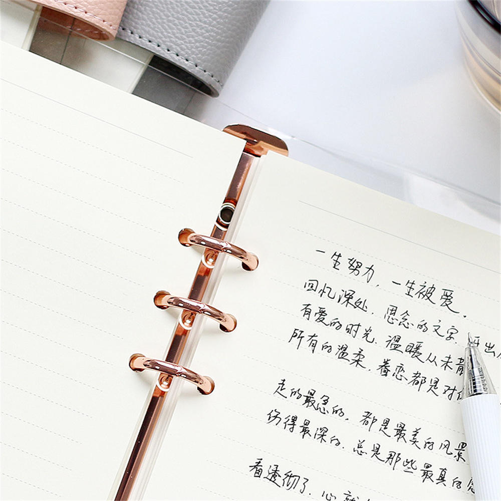 90 Sheet Diary Agenda Rose Gold Notebook Black Binder Notebook A5 Diary Planner A6 Notebook Cover B5 School Stationery Inner Page Binder Notebook 90 Sheet Diary Agenda Paper Cover Notebook School Stationery Planner Rose Gold School Diary