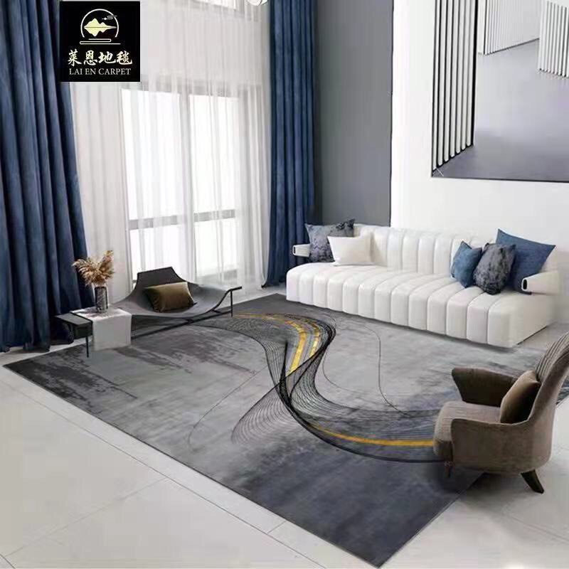 [HOT SALE] Thảm panama lông cừu cao cấp tone ghi 2m x 3m