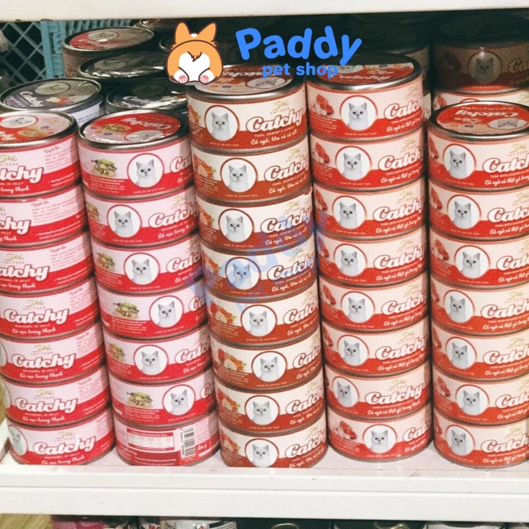 Pate 5Plus Catchy Cho Mèo Mọi Lứa Tuổi (Lon 170g)