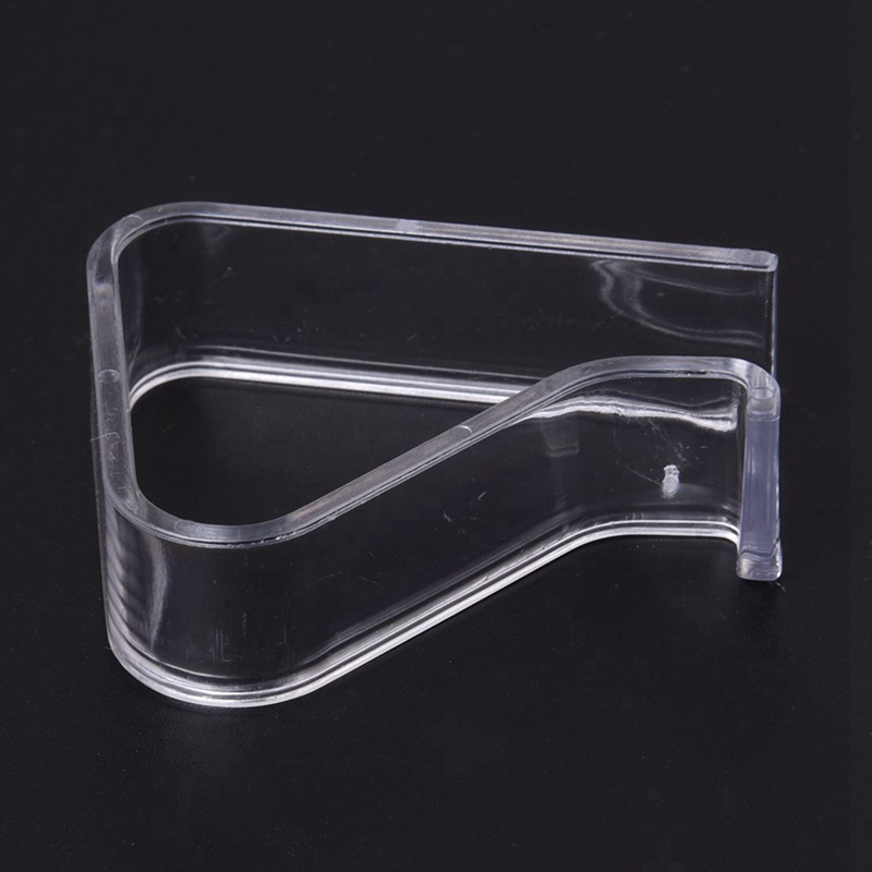 12 Pcs Home Party Clear Plastic 20mm-35mm Desk Table Cloth Clips