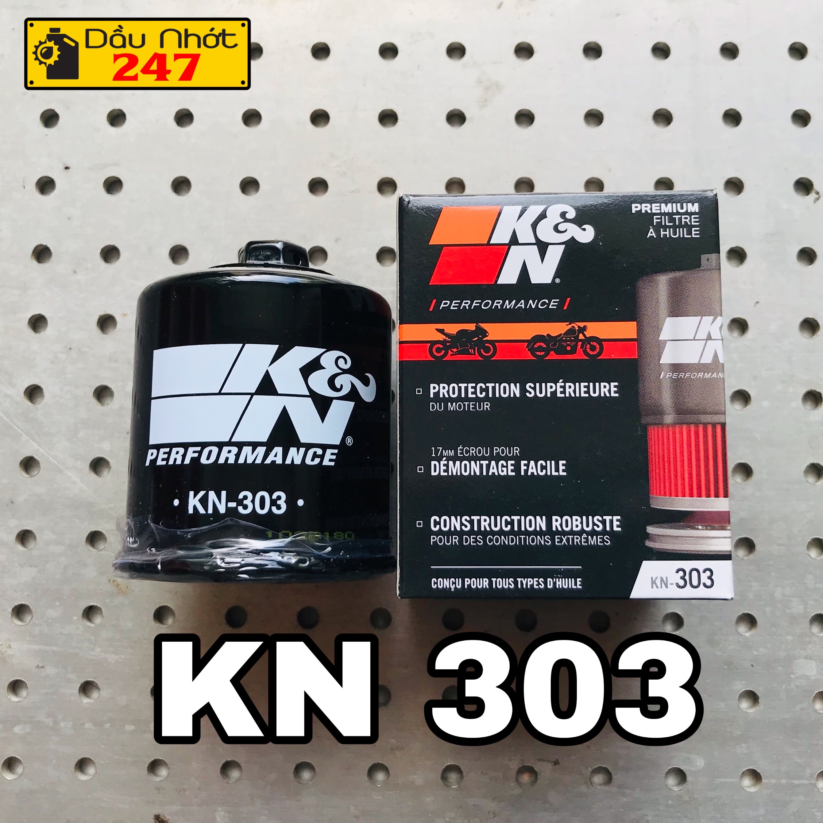 Lọc nhớt K&N KN 303 (KN-303) Kawasaki