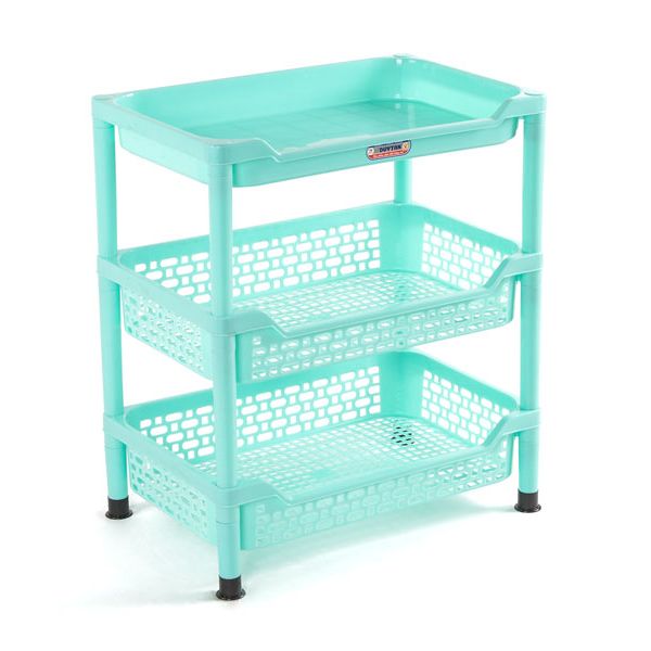 Kệ chén nhựa Duy Tân LỚN 3 Tầng ( Ngang 54 x R35.5 x Cao 65.5 cm )