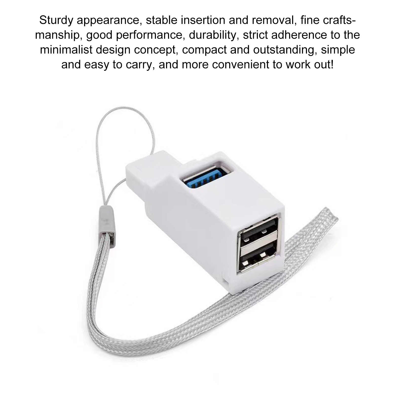 High Speed Usb 3.0 Hub Portable Usb 3.0 Hub High-speed Data Transfer Wireless Expander Plug Play Ideal Laptop Accessory