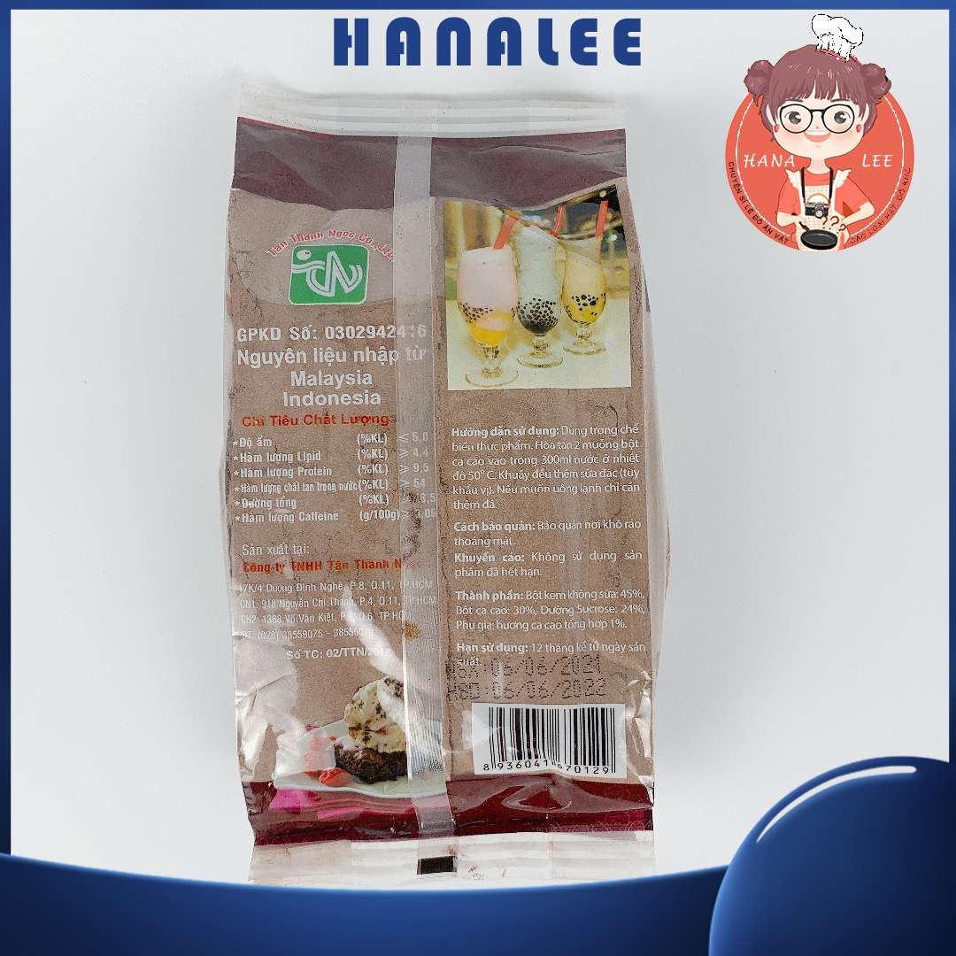 [HCM]500g Bột ca cao ngọt Malaysia pha uống cực thích