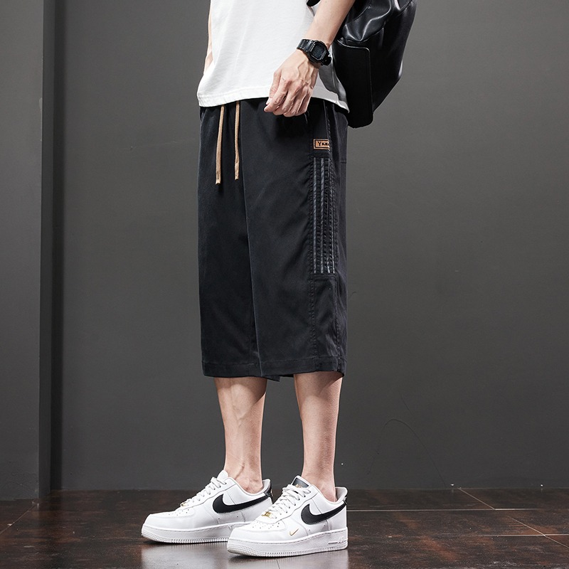 ASRV Men's summer shorts loose casual versatile pants plus size breathable stretch pants