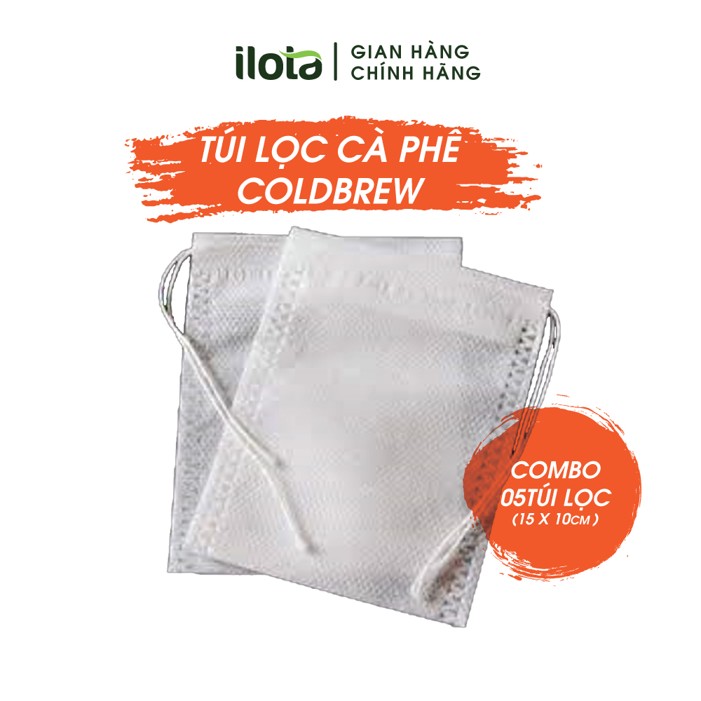 Túi lọc cà phê cold brew giấy lọc pha cafe ngâm ủ lạnh túi lọc trà ILOTA coffee