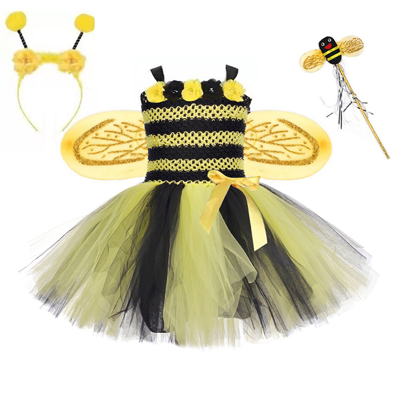 Infant Costume Ideas Baby Boy Bee Costume Crochet Pattern Costume Sewing  Baby Bumblebee Costume Lilysshop Halloween Girl Bee Costume Tulle Dress  With Wing