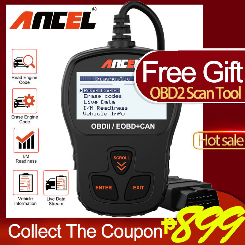 ANCEL AD210 OBD2 Diagnostic Scanner Tool OBDII Code Reader Check Engine Light 