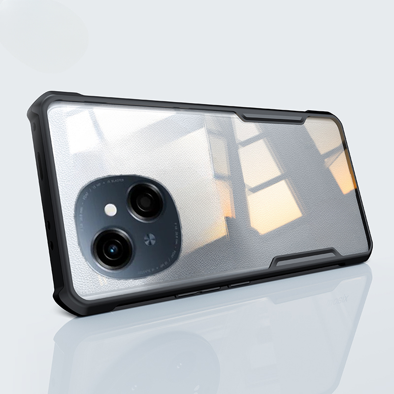 For Tecno Spark Go 1 Case Transparent Clear Air Protector Soft Frame Hard Shockproof Armor For ( Tecno Spark Go 1 ) Back cover Phone Cases.