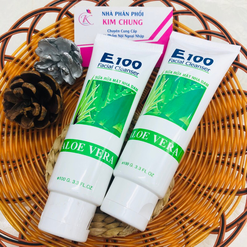 Sữa rửa mặt e100 bò, nghệ 80ml