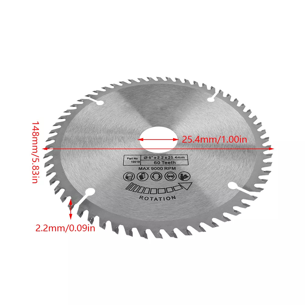 Lưỡi Cưa Gỗ MKT 60 răng D250-D185