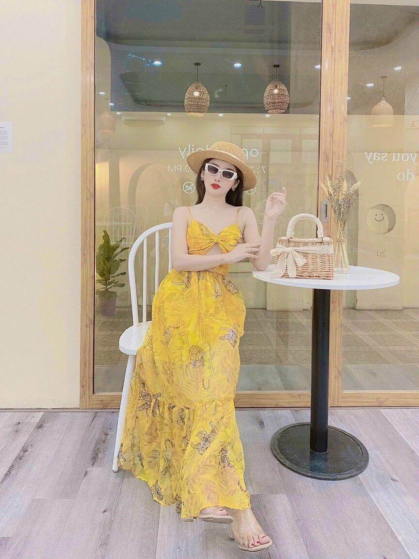 Váy Maxi , váy đi biển