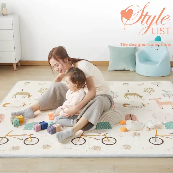 Xpe Baby Playmat Crawling Mat Waterproof Playmat Baby Children Kids Infant Toddler Play Mat Crawl Carpet 180x200x2cm High Quality Lazada Singapore