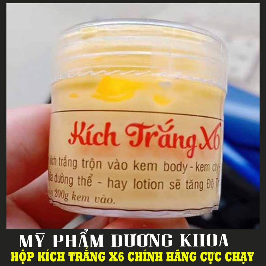 Kem kích trắng X6........