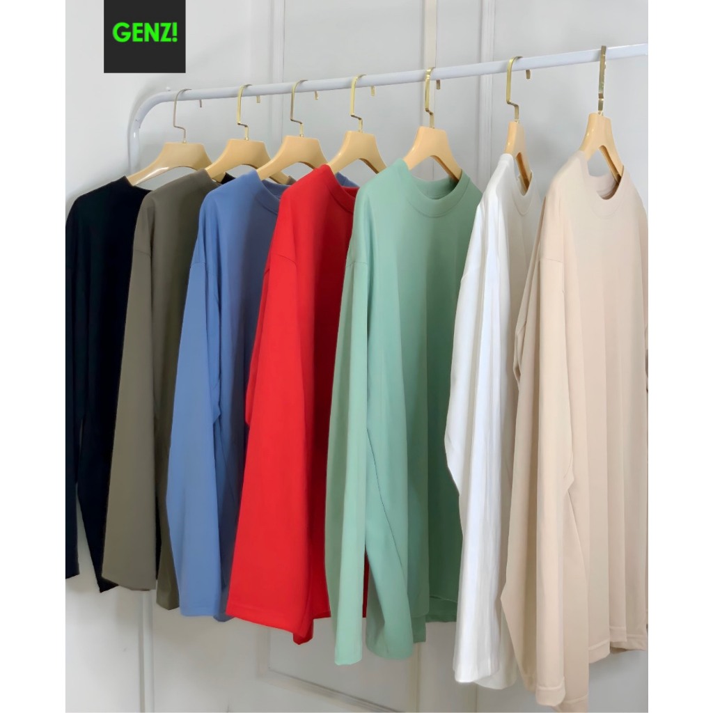 [Mã FATREND2810 giảm đến 30k tối đa 99k] ÁO THUN TAY DÀI 7 MÀU BASIC ĐỦ MÀU DỄ PHỐI ĐỒ TD231001