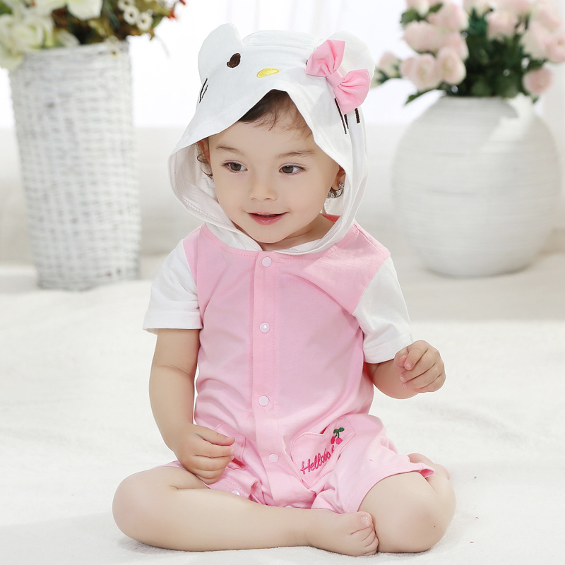 Bộ body cho Bé Trai Bé Gái Dài tay Hình thú mẫu quần áo sơ sinh ngộ nghĩnh 100% Cotton Mềm Mịn từ 1-13kg