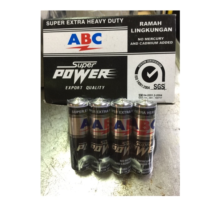 COMBO 20 VIÊN PIN TIỂU AA (2A) MAXELL/ABC/RABBIT 1.5V